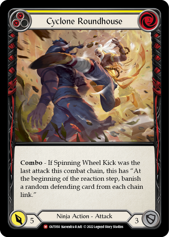 Cyclone Roundhouse (OUT) OUT050 Dragon Shield Flesh and Blood Card