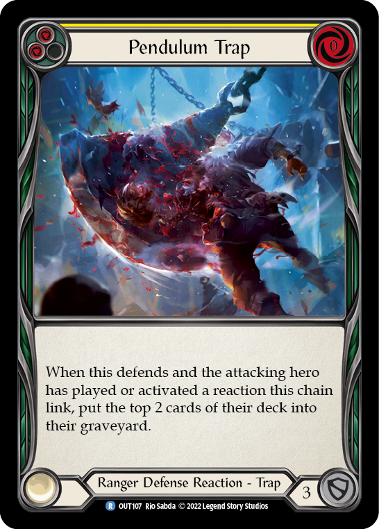 Pendulum Trap (Yellow) (OUT) OUT107 Dragon Shield Flesh and Blood