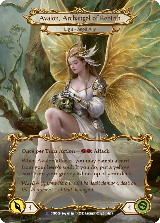 Avalon, Archangel of Rebirth (DTD) #DTD009B-CF | Dragon Shield 