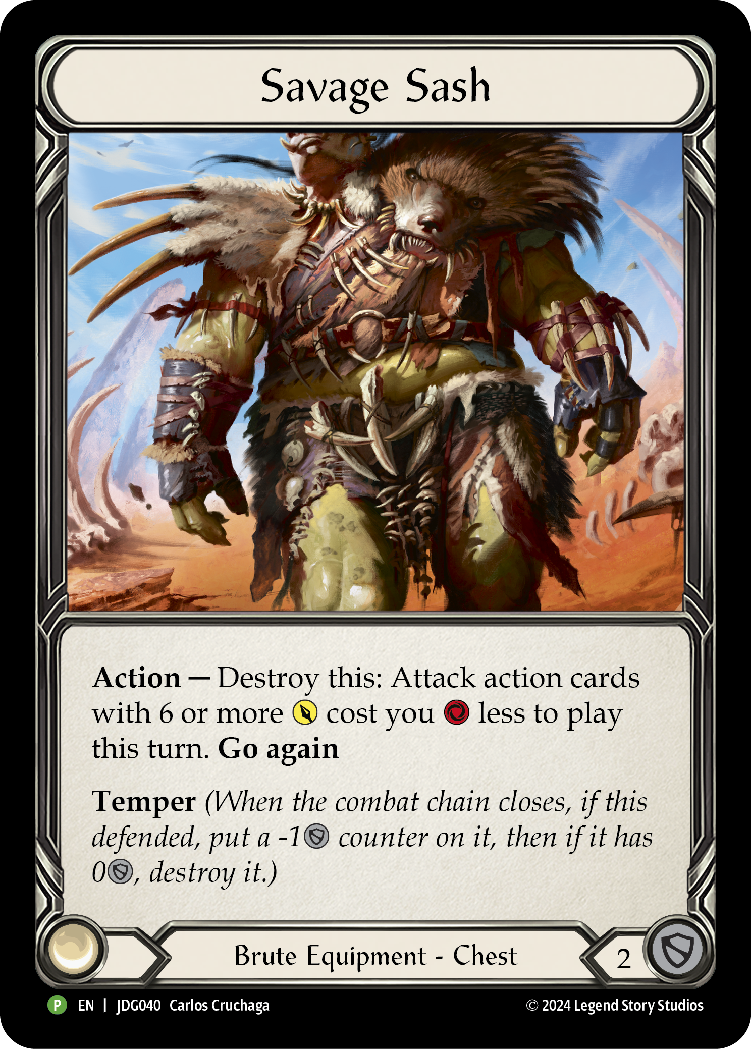Savage Sash : r/FleshandBloodTCG