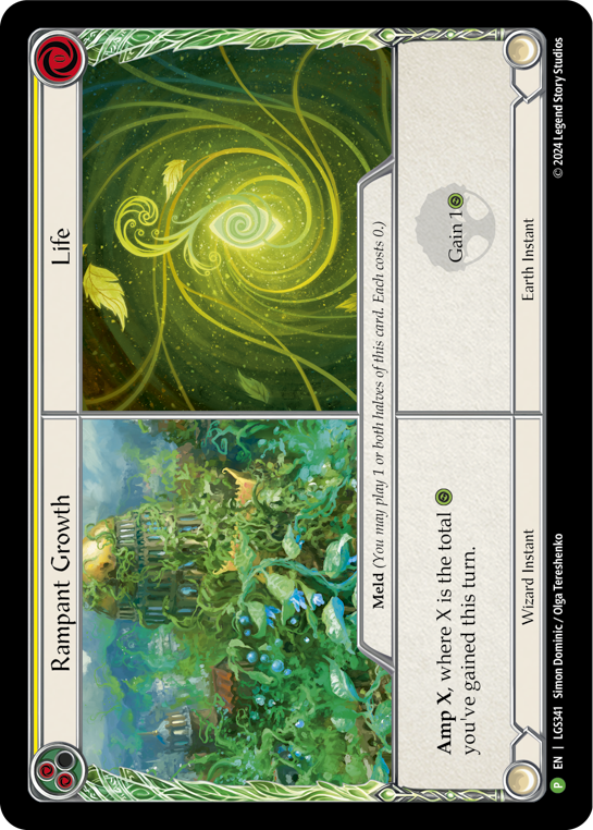 Rampant Growth / Life CF 3枚 LGS341 FaB 【公式通販】