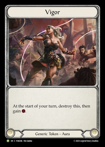Vigor (FAB) #FAB206 | Dragon Shield Flesh and Blood Card Manager