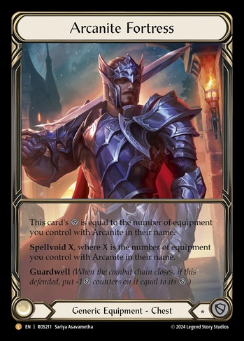 Arcanite Fortress (ROS) #ROS211EA | Dragon Shield Flesh and Blood