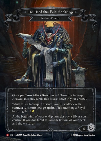 The Hand that Pulls the Strings (HNT-BD) #ARK007 | Dragon Shield Flesh and Blood Card Manager The Hand that Pulls the Strings (HNT-BD) #ARK007 | Dragon Shield Flesh and Blood Card Manager