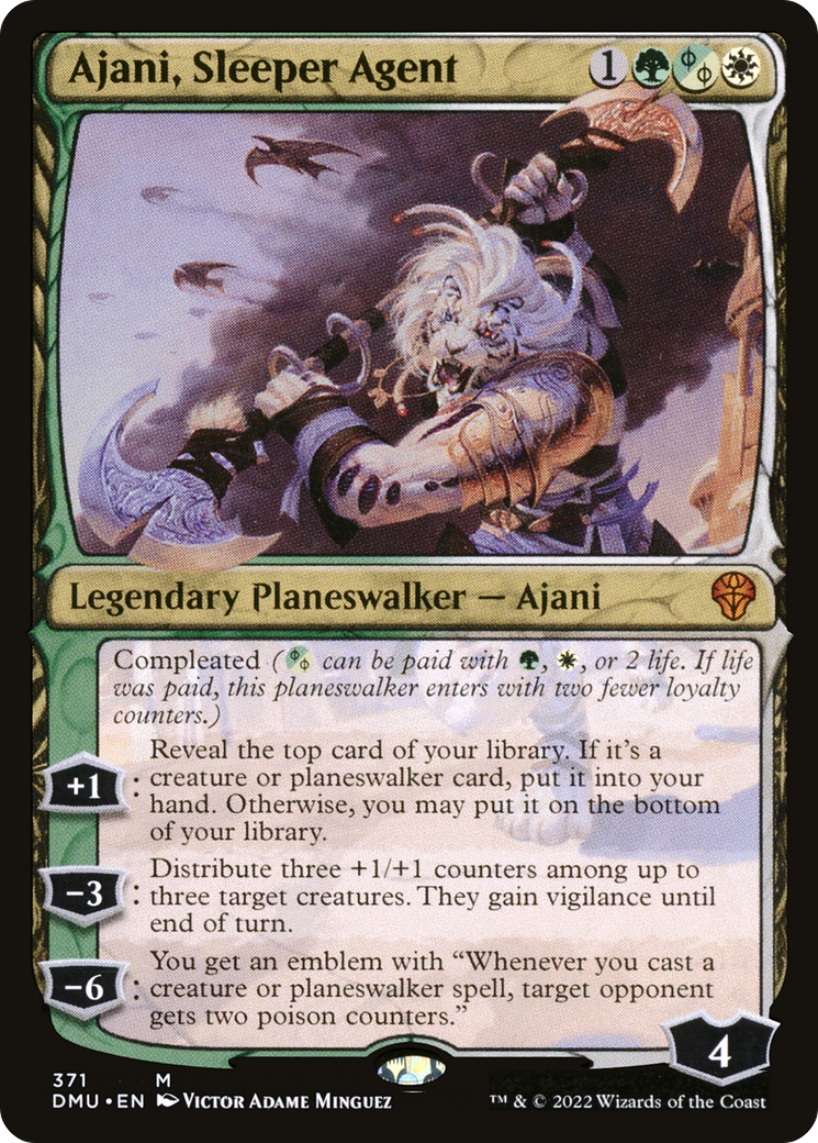 Ajani, Sleeper Agent (DMU) #371 | Dragon Shield MTG Card Manager