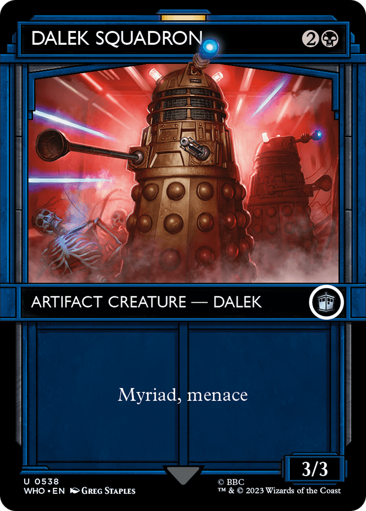mtg dalek cards Davros, Dalek Creator [998] [Extended Art] [Universes Beyond: Doctor Who]  [Surge Foil] – Face to Face Games main image 0