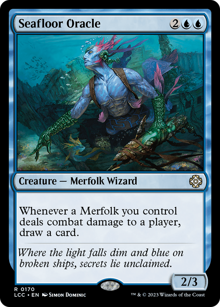 Seafloor Oracle (LCC) 170 Dragon Shield MTG Card Manager