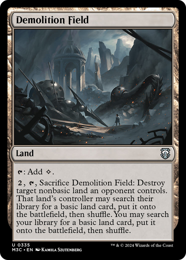 Demolition Field (M3C) #335 | Dragon Shield MTG Card Manager