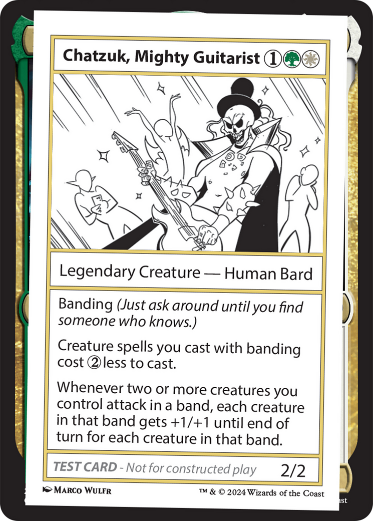 Chatzuk, Mighty Guitarist (MB2) #590 | Dragon Shield MTG Card Manager