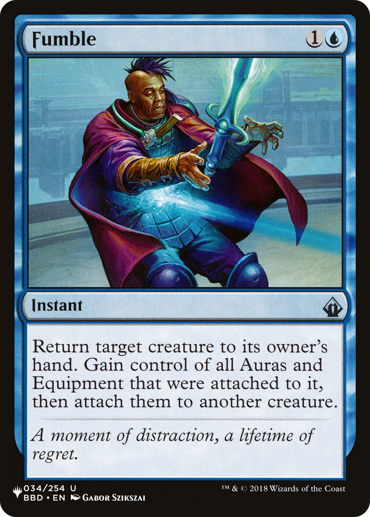 Fumble (PLST) #BBD-34 | Dragon Shield MTG Card Manager