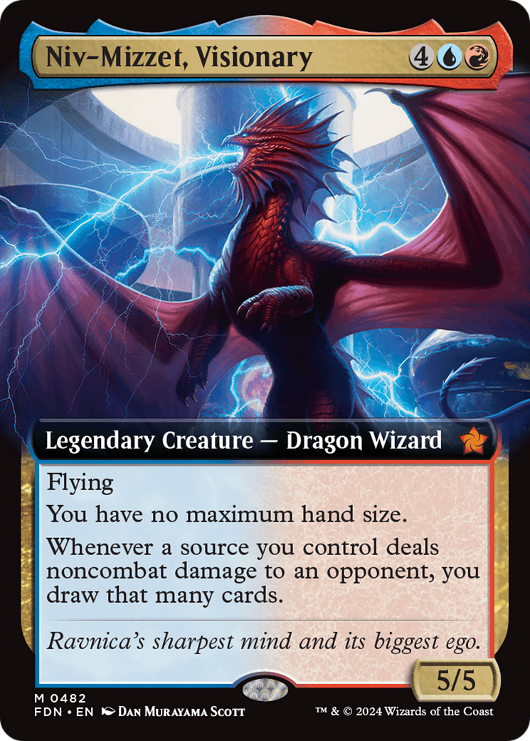 Niv-Mizzet, Visionary (FDN) #482 | Dragon Shield MTG Card Manager