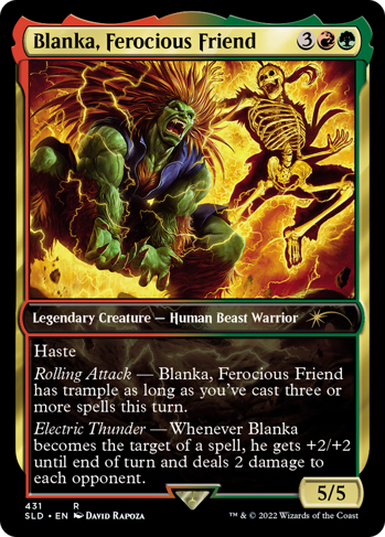 Blanka, Ferocious Friend (SLD) #431 | Dragon Shield MTG Card Manager