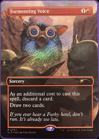 Tormenting Voice (SLD) #2334 | Dragon Shield MTG Card Manager Tormenting Voice (SLD) #2334 | Dragon Shield MTG Card Manager
