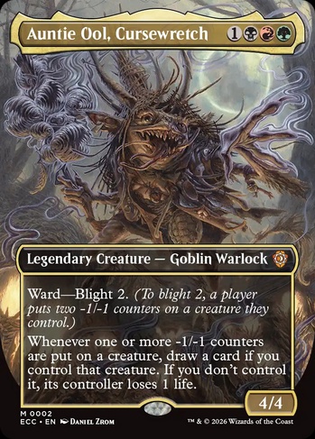 Auntie Ool, Cursewretch (ECC) #2 | Dragon Shield MTG Card Manager Auntie Ool, Cursewretch (ECC) #2 | Dragon Shield MTG Card Manager