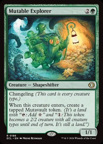 Mutable Explorer (ECL) #186 | Dragon Shield MTG Card Manager