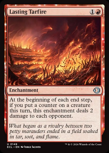 Lasting Tarfire (ECL) #149 | Dragon Shield MTG Card Manager