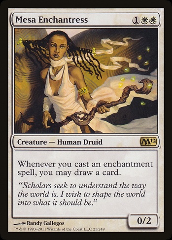 Mesa Enchantress (M12) #25 | Dragon Shield MTG Card Manager