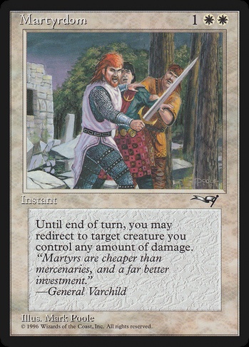 Martyrdom (ALL) #10a | Dragon Shield MTG Card Manager