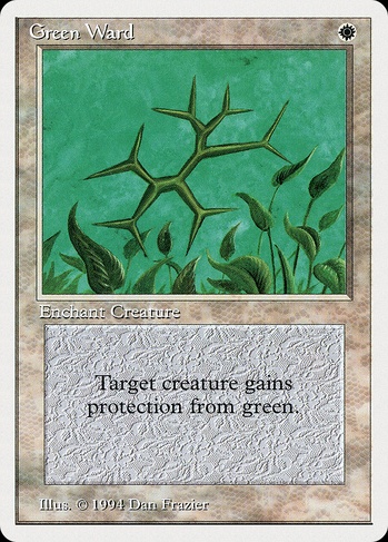 Green Ward (SUM) #20 | Dragon Shield MTG Card Manager Green Ward (SUM) #20 | Dragon Shield MTG Card Manager