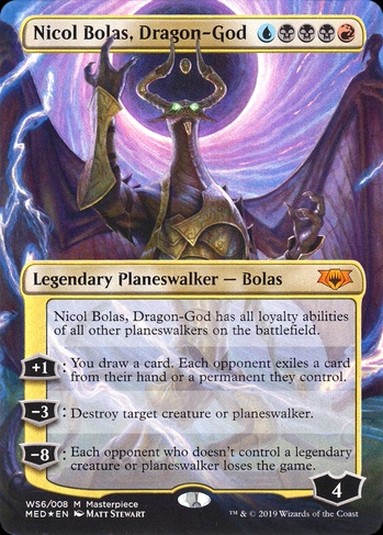 Nicol Bolas, Dragon-God (MED) #WS6 | Dragon Shield MTG Card Manager
