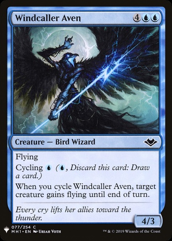 Windcaller Aven (MB1) #548 | Dragon Shield MTG Card Manager