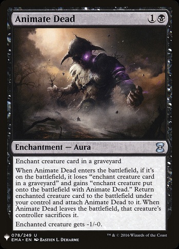 mtg cards that return creatures from the graveyard Disturbed Burial [Tempest] main image 0