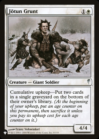 cumulative upkeep cards mtg Reality Twist [Ice Age] put an age counter on this permanent Glacial Chasm Magic the Gathering
