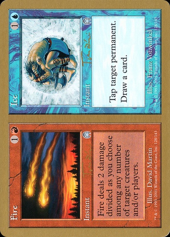 Fire // Ice (WC01) #jt128 | Dragon Shield MTG Card Manager