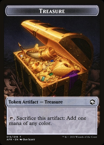 Treasure Token (TAFR) #15 | Dragon Shield MTG Card Manager