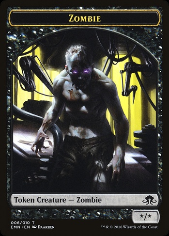 Zombie Token (x/x) (TEMN) #6 | Dragon Shield MTG Card Manager Zombie Token (x/x) (TEMN) #6 | Dragon Shield MTG Card Manager