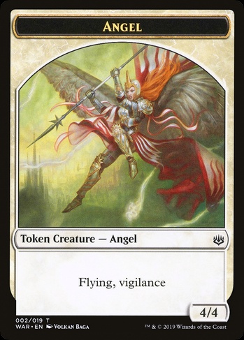 Angel Token (Vigilance) (TWAR) #2 | Dragon Shield MTG Card Manager Angel Token (Vigilance) (TWAR) #2 | Dragon Shield MTG Card Manager