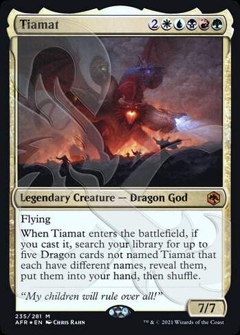 Tiamat (PAFR) #235a | Dragon Shield MTG Card Manager