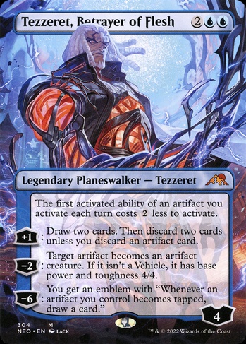 Tezzeret, Betrayer of Flesh (NEO) #304 | Dragon Shield MTG Card Manager
