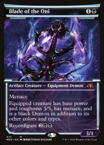 Blade of the Oni (NEO) #377 | Dragon Shield MTG Card Manager Blade of the Oni (NEO) #377 | Dragon Shield MTG Card Manager