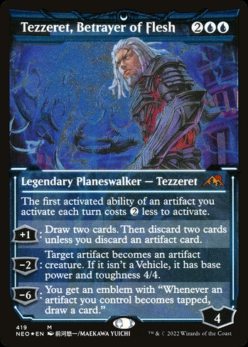 Tezzeret, Betrayer of Flesh (NEO) #419 | Dragon Shield MTG Card Manager Tezzeret, Betrayer of Flesh (NEO) #419 | Dragon Shield MTG Card Manager