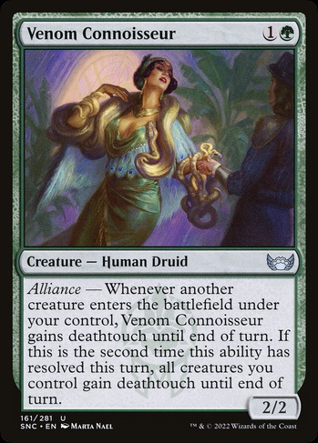 Venom Connoisseur (SNC) #161 | Dragon Shield MTG Card Manager