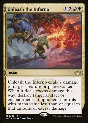 Unleash the Inferno (SNC) #229 | Dragon Shield MTG Card Manager