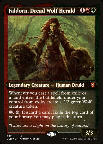 wolf mtg cards Wolfcaller's Howl – Moon MTG main image 1