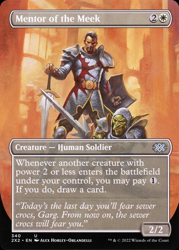 Mentor of the Meek (2X2) #340 | Dragon Shield MTG Card Manager