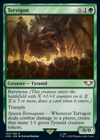 tyranid mtg cards Magic: The Gathering Universes Beyond: Warhammer 40,000 Commander Deck – Swarm : Toys & Games Tyranid // Tyranid Universes Beyond: