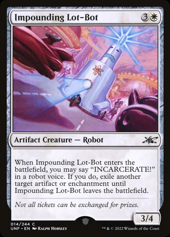 mtg card bot Jetfire, Ingenious Scientist (foil) This mana cant be spent to cast nonartifact spells Nesting Bot | Aetherdrift Foil