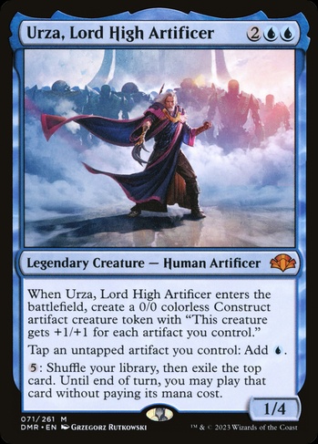 mtg card that untaps artifacts Sands of Time [Visions] The Gathering Urza, Lord High Artificer (DMR)