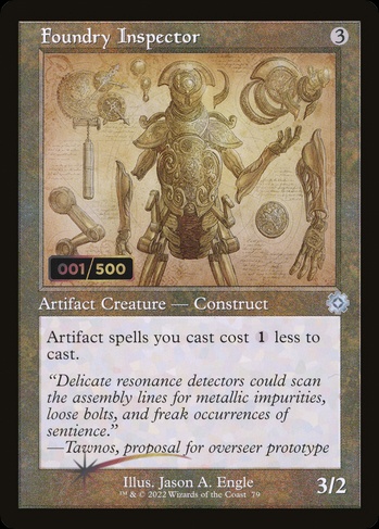 Foundry Inspector (BRR) #79z | Dragon Shield MTG Card Manager