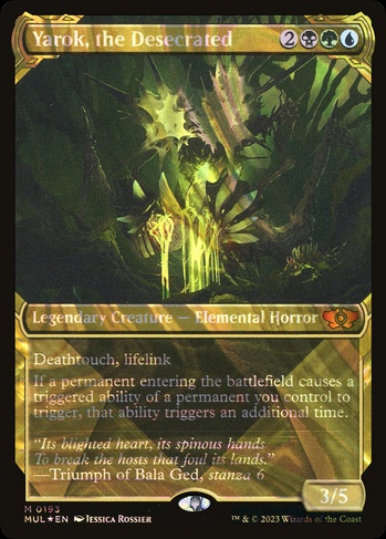 mtg yarok commander deck Yarok, the Desecrated Enters the Battlefield Double Trigger Magic MTG  Commander Deck