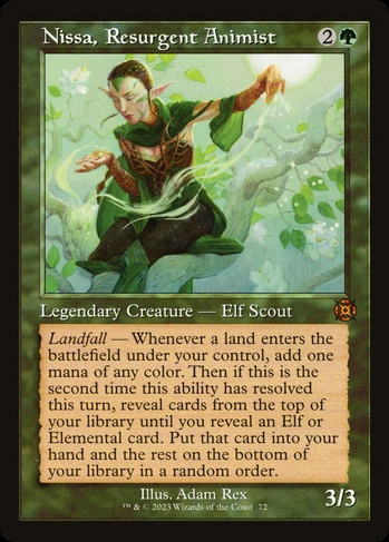 Nissa, Resurgent Animist (MAT) #72 | Dragon Shield MTG Card Manager