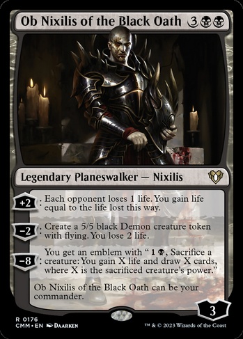 Ob Nixilis of the Black Oath (CMM) #176 | Dragon Shield MTG Card Manager Ob Nixilis of the Black Oath (CMM) #176 | Dragon Shield MTG Card Manager