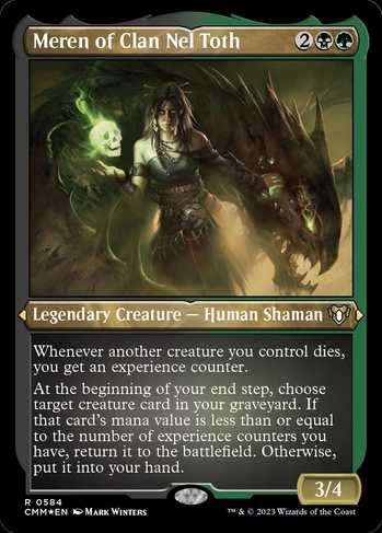 mtg cards that give experience counters Meren of Clan Nel Toth Experience counter - MTG Wiki