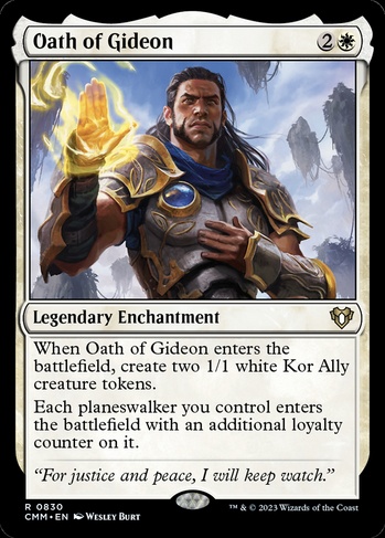 gideon mtg cards Signature Spellbook: Champion of Justice becomes an indestructible Human Soldier creature with power and toughness each equal to the number of loyalty counters on him Gideon, the Oathsworn - War