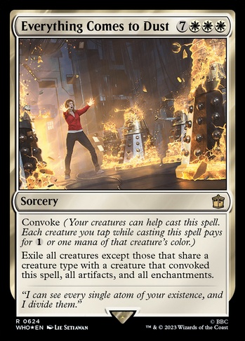 Everything Comes to Dust (WHO) #624 | Dragon Shield MTG Card Manager
