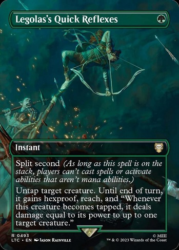 Legolas's Quick Reflexes (LTC) #493 | Dragon Shield MTG Card